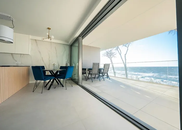 Horizon Hevenia Z Duzym Tarasem I Widokiem Na Morze Apartamento Rewal